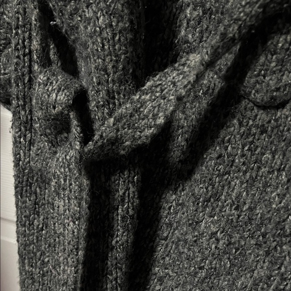 RW&CO. Gray Knit Cardigan Sweater wool blend - Picture 7 of 7